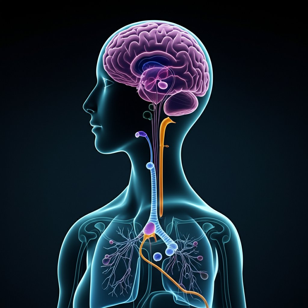 Scientific research illustration: Peptides for Hormone Optimization: Beyond Testosterone