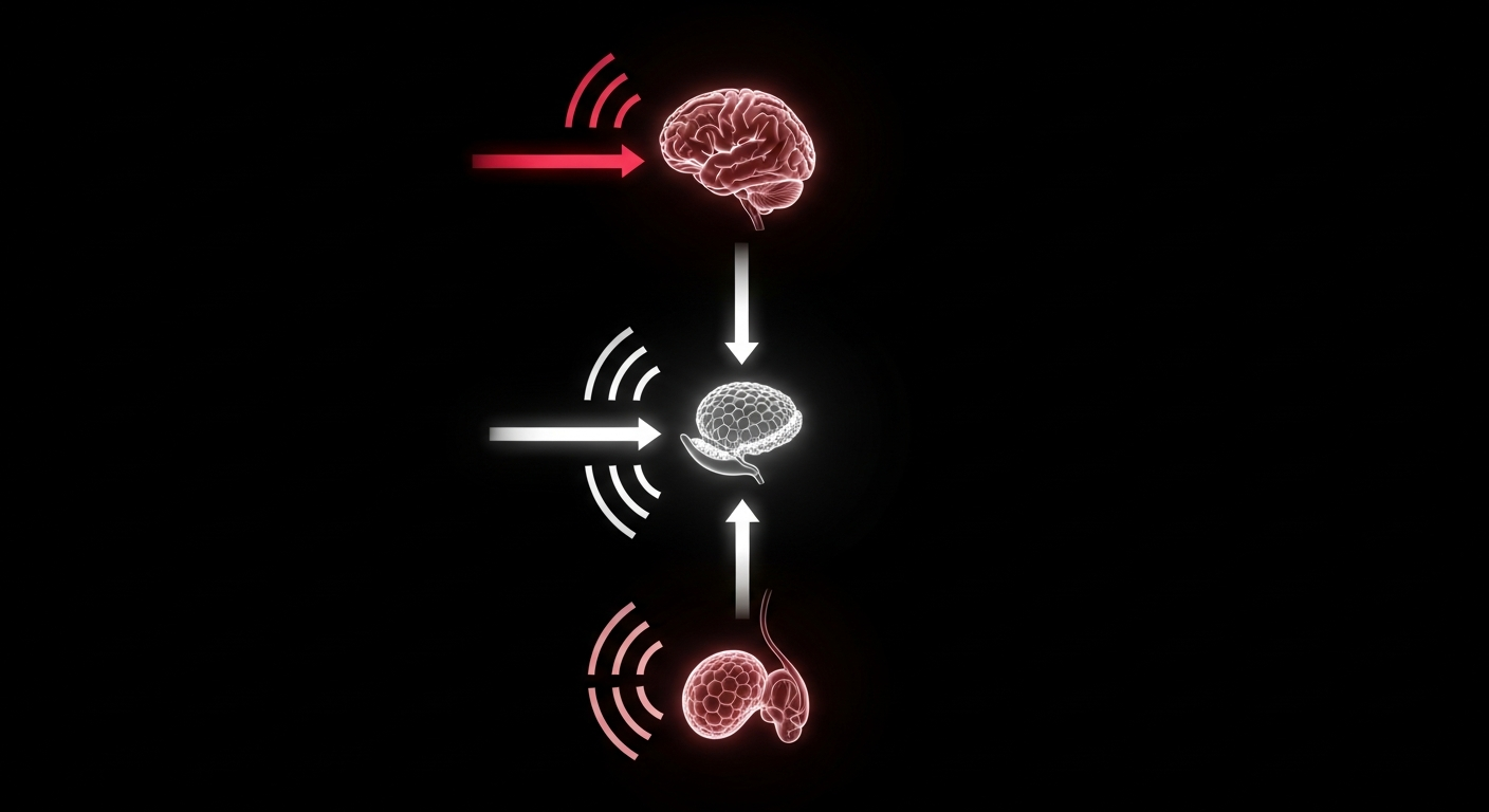 Hypothalamic pituitary gonadal axis diagram showing kisspeptin and enclomiphene mechanism entry points