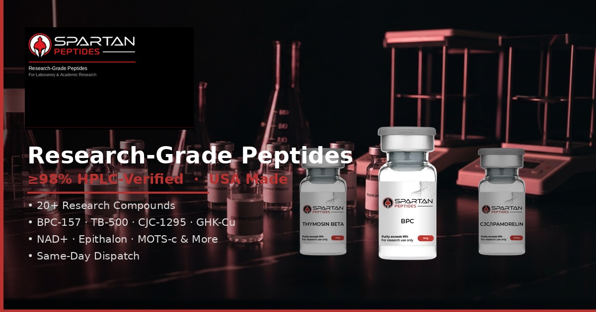Spartan Peptides research compound welcome featured image