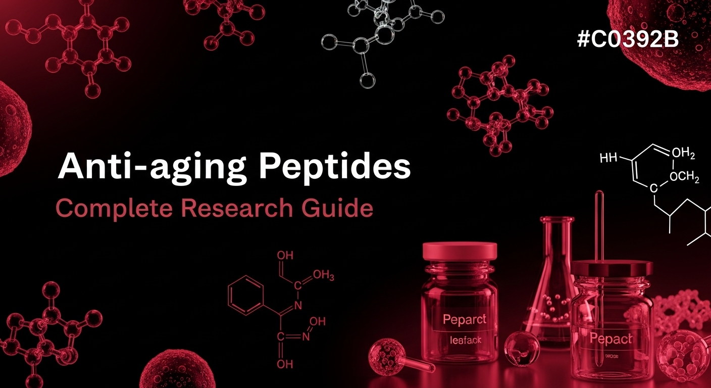 Anti-aging peptides complete research guide scientific research illustration