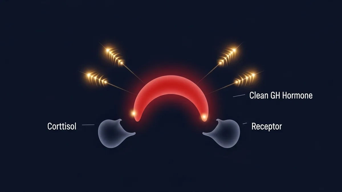 ipamorelin selective pituitary GH release GHRP receptor activation clean cortisol prolactin-free illustration | Spartan Research